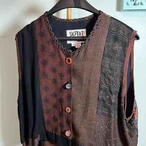 Danny Jessica Stylish Black Vest